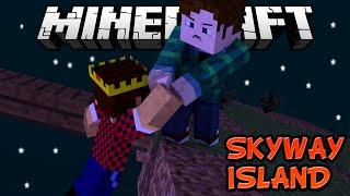 ПЕРВЫЙ ДЕНЬ НА ОСТРОВЕ - Minecraft Skyway Island Survival 01