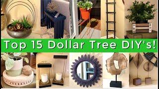 My Top 15 Dollar Tree DIYs /DIY Farmhouse Industrial Modern & Dupes!  Dollar Tree DIY! Easy Decor!