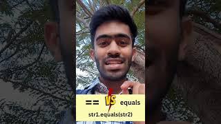 equals( ) vs == in java | Tamil | code io