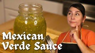 Mexican Verde Sauce | How to Make Mexican Green Sauce Recipe for Enchiladas