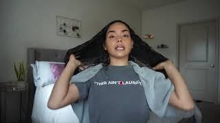 Brushing Natural Curls with Yaliana Enid using KareCo Hair Brush