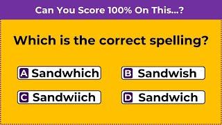 CAN YOU FIND THE CORRECT SPELLING? Commonly Misspelled Words - 9