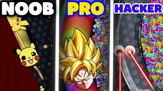 SLITHER.IO - NOOB VS PRO VS HACKER