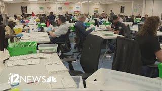 Ballots continue to be counted in Maricopa County the day after Election Day