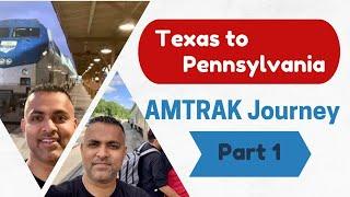 PART 1 AMERICA ON AMTRAK  - SAN ANTONIO - CHICAGO - PITTSBURGH  #amtrak   #texaseagle #train