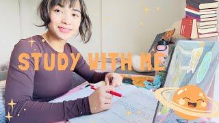 6.5 Hours Study With Me | Real_Time Productivity | Pomodoro Timer 60/10 | No Ads | Background Sound