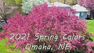 Spring Colors, Omaha, NE 2021 (4k drone video)