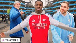 IRISH Arsenal Fan Trolls Man City!