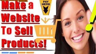Tutorial to How to Make a Shop & Sell Products Online! (Webstore & Ecommerce) With a Website Builder