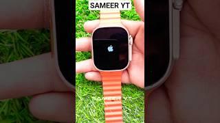 T800 ultra me Apple logo kaise lagaye  | How to add Apple logo in t800 ultra smartwatch #shorts