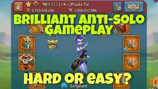 Lords Mobile - Anti-solo analithic. What you have to do and how you have to play. LaF vs JVT