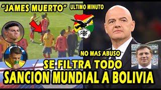 REACCIONO A CASTIGO¡¡ FIFA Y CONMEBOL A BOLIVIA VIDEO PRUEBA ABUSO A COLOMBIA