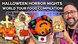 Eating Halloween Horror Nights Food from Around the World | No Scares! | Universal Studios