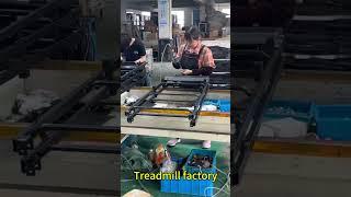 Treadmill factory #factory #treadmill #gymworkout #machine #foldingtreadmill #foldabletreadmill