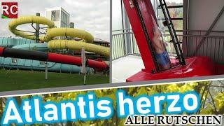 Atlantis Herzogenaurach - alle Rutschen / all slides  POVs 2019