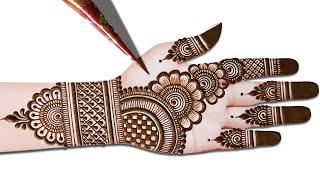 New simple mehndi design | easy front hand mehndi design | mehandi ka design| mehandi| mehndi design