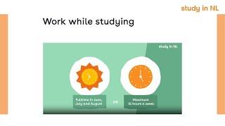 Work while studying | Study in NL