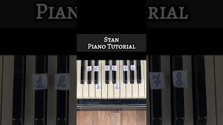 Stan (Thank You) Piano Tutorial #shorts