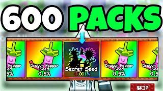 I Opened 600 Crafter Seed Packs And Got CRAZY LUCKY! (Grow A Garden)