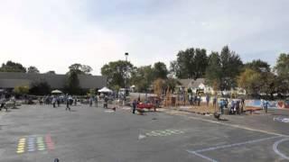 Detroit Innovation Academy Playground Build Time Lapse