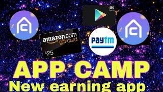 Appcamp app Google play Gift card earning App | Free Redeem code | New redeem code earning app