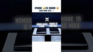 iPhone vs Honor Magic 6 Pro Drop Test – Who’s More Durable?  #fyp  #smartphone #shorts