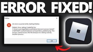 How To Fix An Error Occurred While Starting Roblox