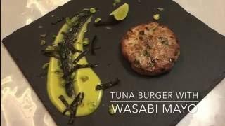 Tuna Burger with Wasabi Mayonnaise