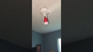 Ceiling fan wobbling to the beat because I'm an idiot #ceilingfan #funny #shorts