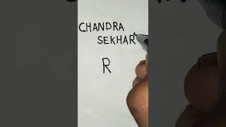 # CHANDRA SEKHAR  name logo # Design # Next name #nameart #shorts #viral # By Rajbir