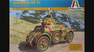 1/35 Italeri Autoblinda AB 41 Pz. Sp. Wg. AB 41 201(i)  Kit# 6442