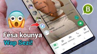 Kouri mete fotow sou Écran whatsapp messenger ak Business, nouvo sekrè 2025!