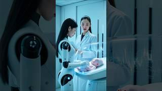 She Meets Her Baby For The First Time #Meibot #future #robot #2050 #tech #technology
