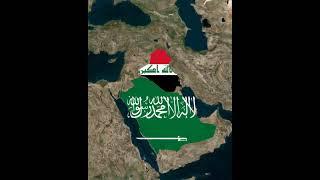 الدول العربية التي اتحدت #history #جغرافيا #geography #اشتراك #world #لايك #edit #العرب #map