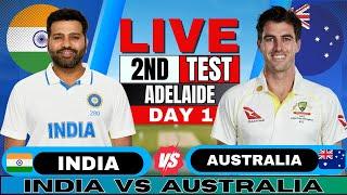 India vs Australia 2nd Test LIVE |  IND vs AUS Live Match Today | Live Cricket IND vs AUS BGT 2024