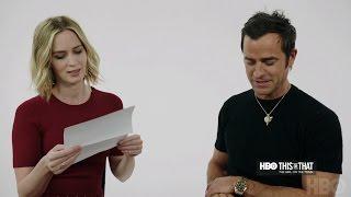 HBO Exclusive Access: This or That with Emily Blunt and Justin Theroux