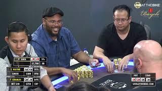 Wayne Chiang BEATEN UP on Live at the Bike $20/$40 Limit Holdem w/ Half Kill feat. Dan Zack