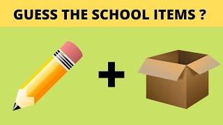 Can You Guess The School Items by Emoji / Guess The School Items Quiz Challenge / Guess The Emoji