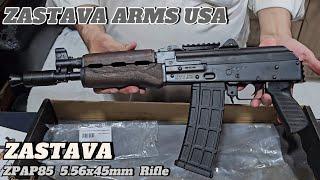 ZASTAVA ZPAP85 5.56MM RIFLE REVIEW AND UNBOXING. #zastava #zpap85 #223rifle