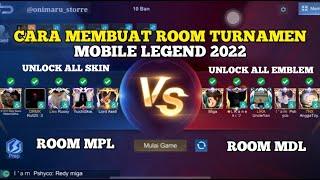 CARA MEMBUAT ROOM TURNAMEN MOBILE LEGENDS