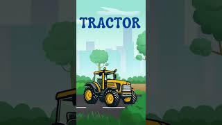 Learn About Vehicles Every Kid Should Know | Wheels, Wings, and Waves Vehicles in Action -TRACTOR