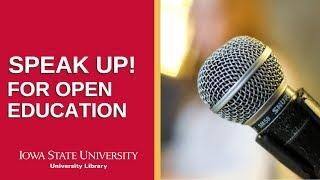 Speak Up for Open Education: A Guide for Student Activists