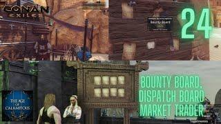 Conan Exiles Episode 24 AOC Profession market bounty board dispatch board eewa quests