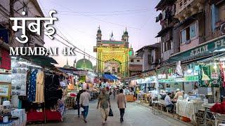 Ramadan in Mumbai  - Mahim Dargah, Wanjawadi Iftar Street Walking 2025 - INDIA Walking Tour 4K