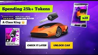 Mercedes Benz Vision One Eleven Unlock Key ️• Spending 25k+ Tokens • Drop rate •  Asphalt Unite