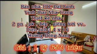 Bán nhà tái định cư đất lành cách Nha trang 4km giá rẻ