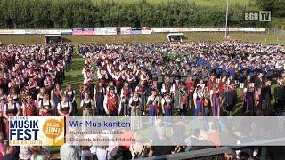 Wir Musikanten - Gesamtspiel beim Bezirksmusikfest Bad Kreuzen 2023