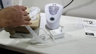 Ultrasonic nebulizer LAICA MD6026, TEST,  Unboxing