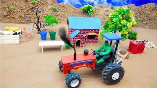 most creative Diy mini tractor videos of farming machinery | mini project @Acrofter1