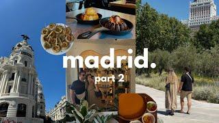 madrid vlog | food spots, cafés, capsule hostel, plaza de españa, gran via